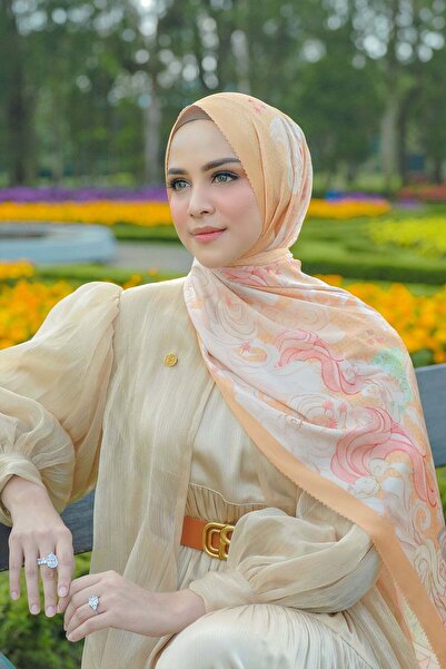 Buttonscarves Friendship Saten Şal - Elma Jack