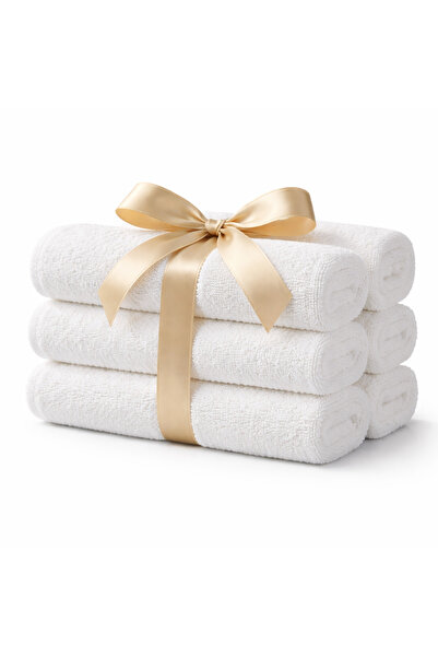 The Cotton Connection منشفة وجه قطن تيري - فائقة النعومة | عبوة من 6 قطع | جو...