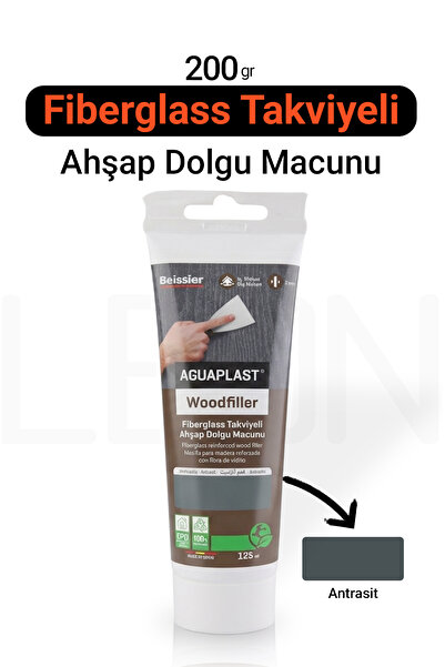Aguaplast Ahşap Parke Tamir Macunu ANTRASİT Mobilya Masa Dolgu Çatlak Çizik G...