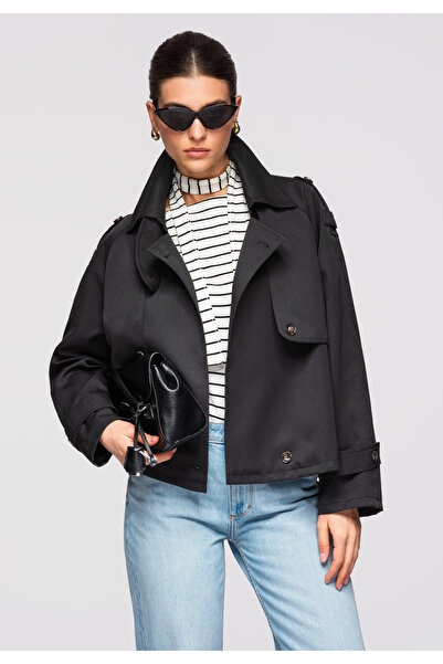 OMBRE Women's Elegant Jacket OW-JANP-0120 Black