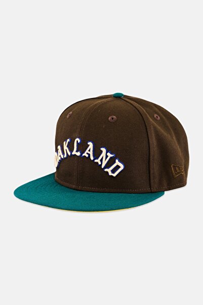 NEW ERA x MLB Men Oakland Athletics Fitted Cap, Dark Olive