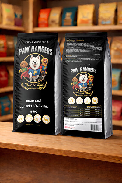 Paw Ranger Pure&Real KUZULU YETİŞKİN KÖPEK MAMASI - 15 KG