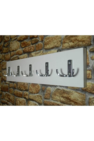 Empressco Ahşap Raflı Duvar Askısı Kapı Arkası Hol Koridor Mutfak Banyo Askılığı