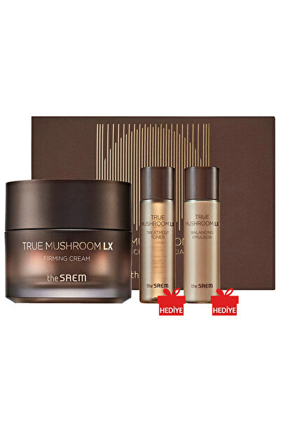 THE SAEM True Mushroom LX Firming Cream Special Set – Sıkılaştırıcı & Besleyi...