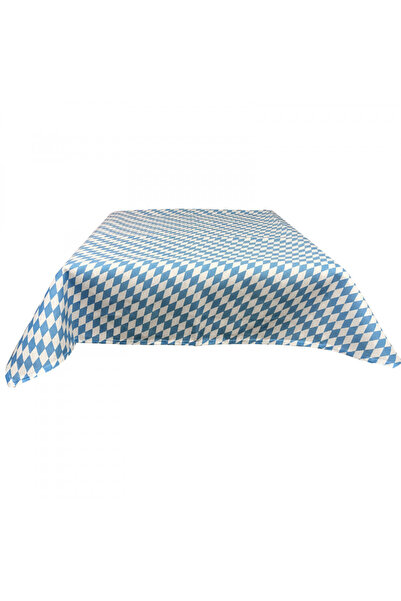 JEMIDI Față de masă pătrată, 90 x 90 cm, albastră, poliester / bumbac, 55318.32