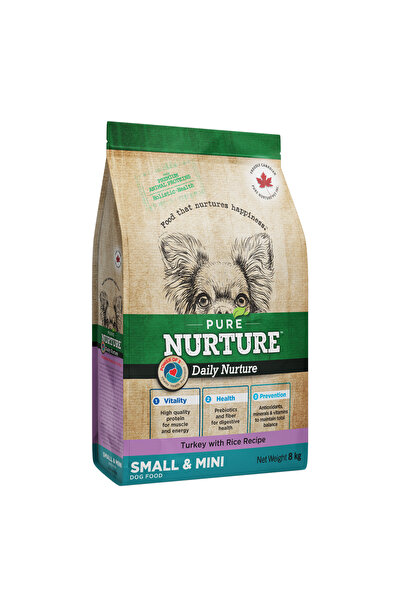 Pure Nurture Hrana pentru caini de talie mica si mini Pure Nurture, cu orez s...