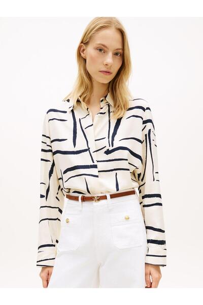 Tommy Hilfiger VIS TWILL BUTTON UP SHIRT