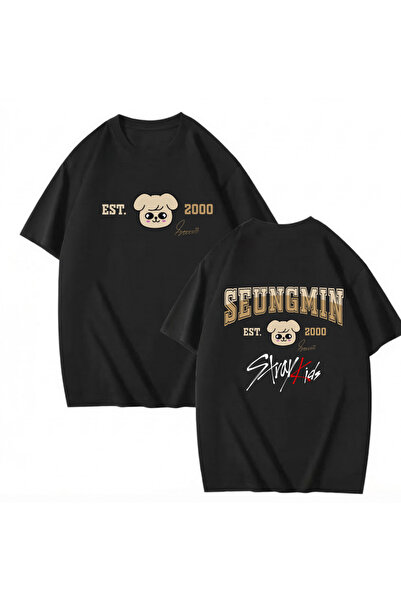 Touz Stray Kids Karma cu imprimeu Unisex supradimensionat tricou