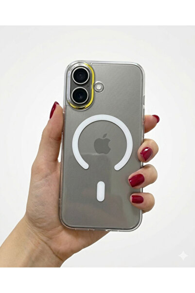 Iphone 17 Case Wireless True MagSafe Supported Hard Transparent Cover No Wrap Speaker With Filter