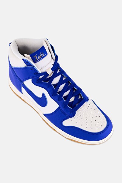 Nike حذاء رجالي دانك هاي ريترو إس إي دانتيل حذاء للأنشطة الخارجية، أزرق