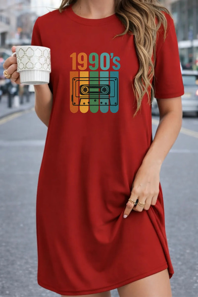 HOFFNUNG Tricou lung unisex, cu mânecă scurtă, guler rotund, culoare uni, sti...