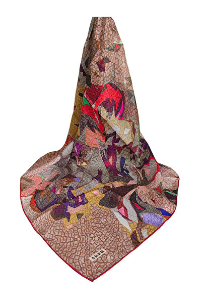 Aker mătase K crep EȘARFĂ SATINATĂ SEZONUL DE VARĂ 2026 9156701-341