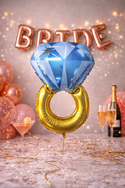 Happyewent Ring-Shaped Foil Balloon – Bachelor and Marriage Proposal Party Ba...