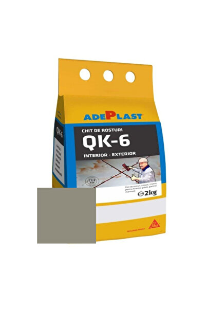 Adeplast Chit pentru faianță și pereți Quarz Gri Deschis 2 kg, CG2 WA, Interi...