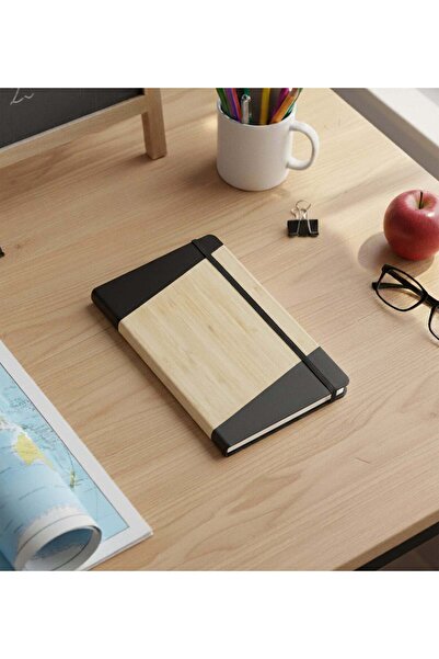Trendmiya Bamboo Textured Notebook Black