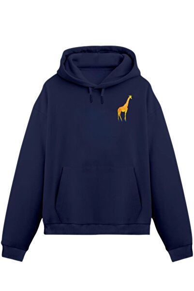 Rabona Fashion Fashion Hunter Giraffe – Heeled Design Sweatshirt / Hoodie (Op...