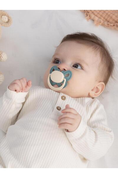 Mo Mooma Clown and Butterfly Pacifier No:2 - Blue