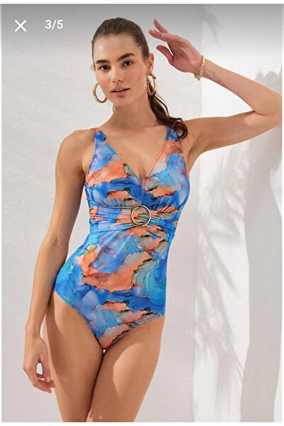 Pierre Cardin 2026 Νέα σεζόν Μαγιό με κορσέ και αγκράφα σε σχήμα V