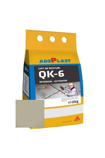 Adeplast Chit de rosturi pentru plăci și pereți Quarz Gri Argintiu 2 kg (CG2 WA)