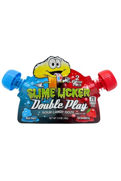 Toxic Waste Slime Licker Pentru două persoane Play Blue Razz Căpșuni 40 g