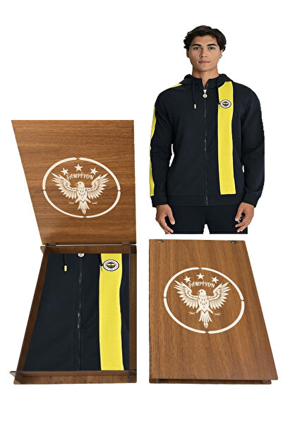 Fenerbahçe Men's Tribun Basic Sweat with Gift Wooden Box