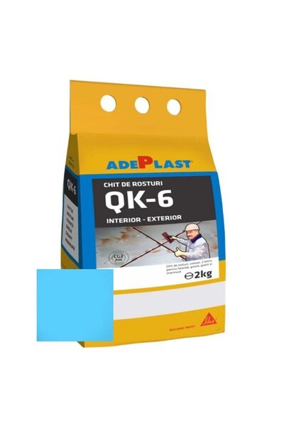 Adeplast Chit de rosturi pentru plăci și pereți Quarz, albastru deschis, 2 kg