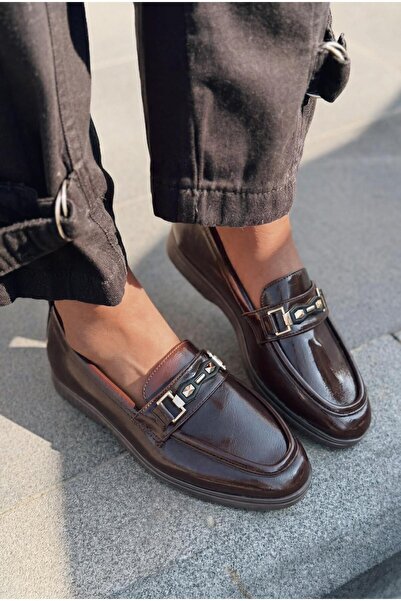 I Love Shoes Torel Γυναικείο Loafer Ανοιχτό Καφέ Λουστρίνι