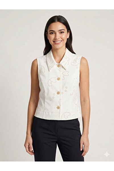 centilmen Naar Self-Embroidered Y Vest 32703