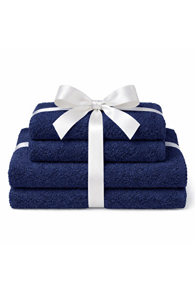 The Cotton Connection 2 Bath Towels & 2 Hand Towels, 4-Piece Towel Set – 600 ...