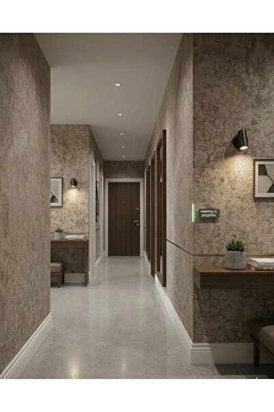 Oskar kendinden desenli silinebilir vinil duvar kağıdı