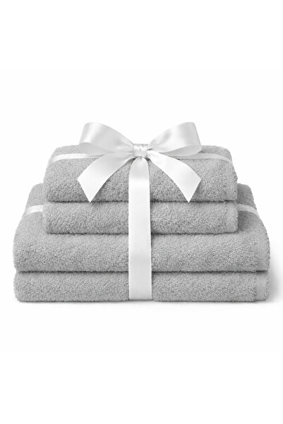 The Cotton Connection 2 Bath Towels & 2 Hand Towels, 4-Piece Towel Set – 600 ...