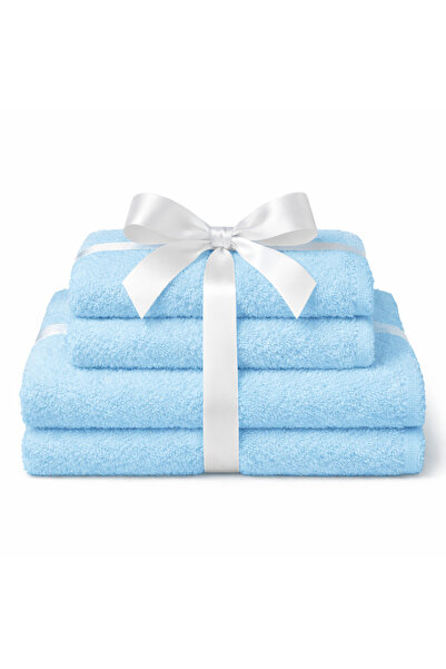 The Cotton Connection 2 Bath Towels & 2 Hand Towels, 4-Piece Towel Set – 600 ...