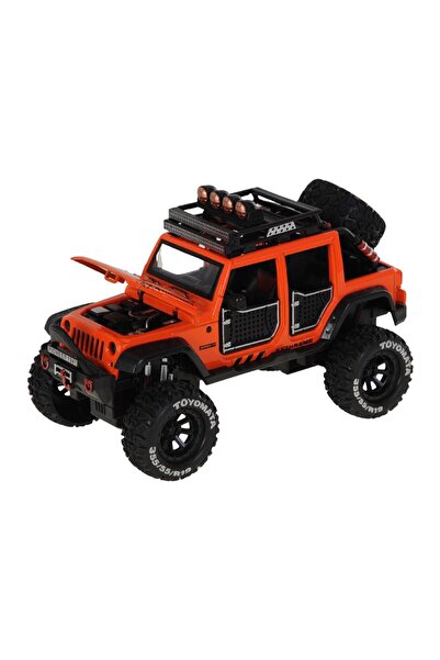 hak-iş oyuncak سيارة معدنية للطرق الوعرة قابلة للسحب والانزلاق بمقياس 1:24 (أ...