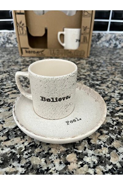 Keramika 2-Piece Cup Set - 2 Cups - 2 Saucers