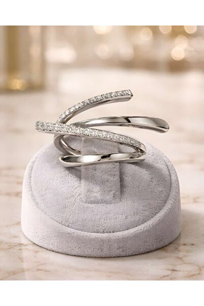 Portakal Esintisi Quadriva Zircon Stone Adjustable Xuping Ring