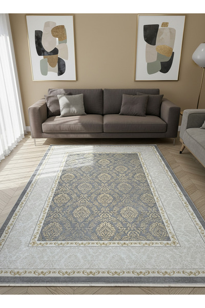 ALLGELSİN Πλενόμενο Αντιολισθητικό Ψηφιακό τύπωμα Γκρι, Μπλε και διαφορετικά ...