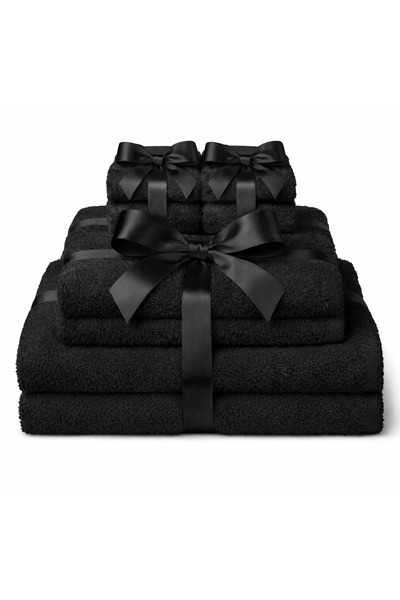 The Cotton Connection Ultra Soft 6-Piece Towel Set – 2 Bath, 2 Hand & 2 Face ...