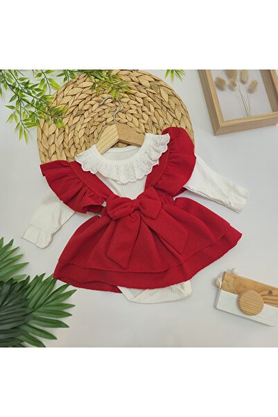 FLOWER BABY Baby Girl Ruffle Bodysuit Salopet Dress