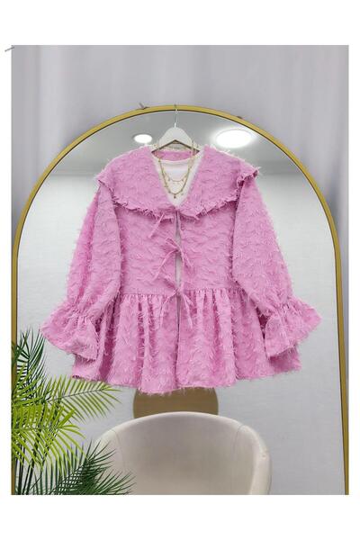 YEDİLALE Front-Tie Jacket with Tassel Details [Only the Jacket Is Included in...