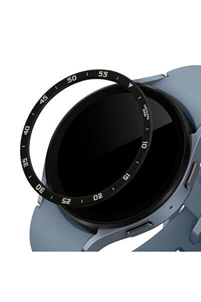 KWmobile Ramă bezel pentru Samsung Galaxy Watch 5 (44mm), aluminiu, negru/gri...