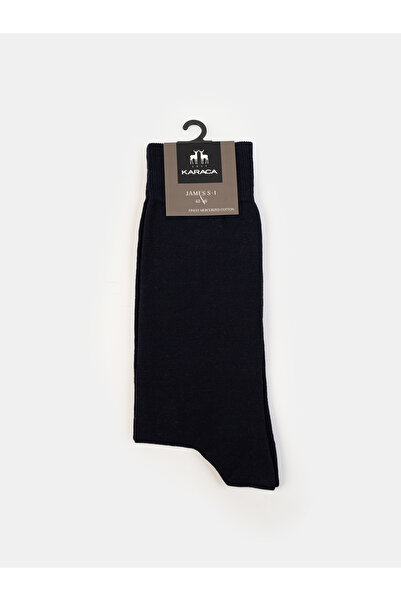 Karaca Lacivert Pamuk Karışımlı Soket Çorap