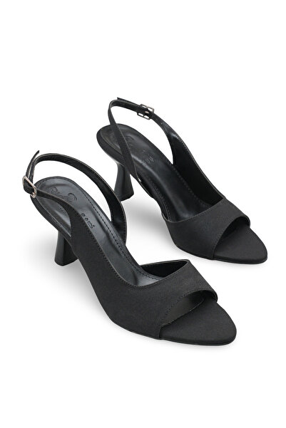 Riccon Pantofi de damă toc stiletto u 001264 Negru Mat