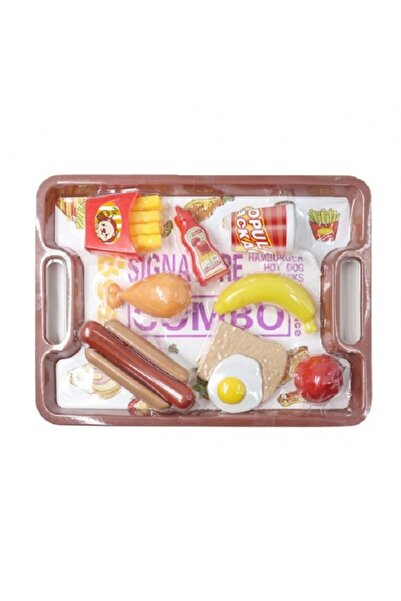 Noname Fast Food Plate Playset 15, elements.