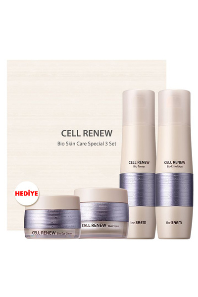 THE SAEM Cell Renew Bio Skin Care Special 3 Set / Kırışıklık Karşıtı Cilt Bak...