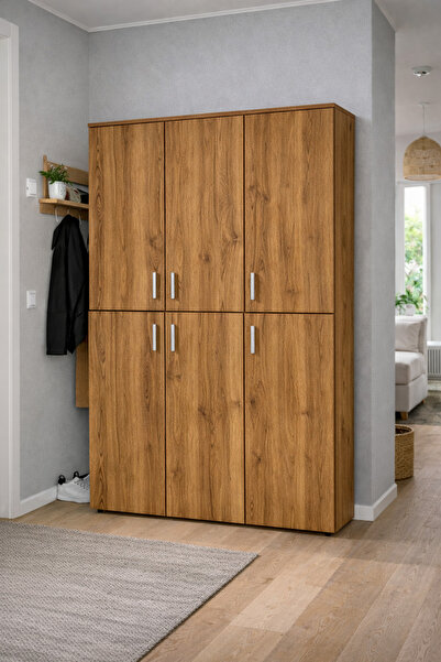 Tdesigno Zeyna Ayakkabılık - Çok Amaçlı Dolap - Kiler Dolabı - 120 cm