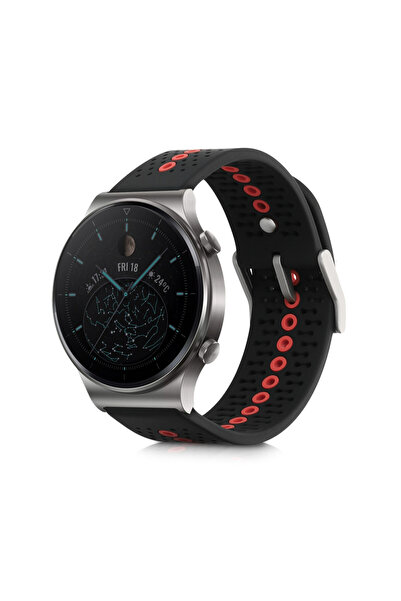 KWmobile Curea pentru Huawei Watch GT 2 Pro/Watch GT 2 (46mm), Kwmobile, Negr...