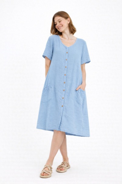 Heaven Ephesus Γυναικείο Φόρεμα - Μουσελίνα Yaren (battal) Φόρεμα - 3030