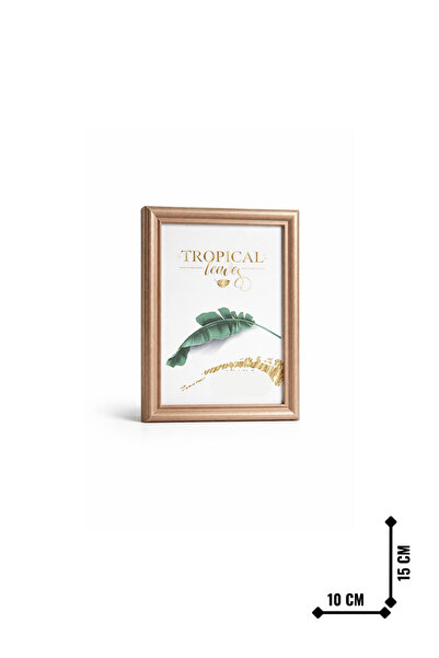 BYTA إطار برونزي لامع الحواف 15x10 سم