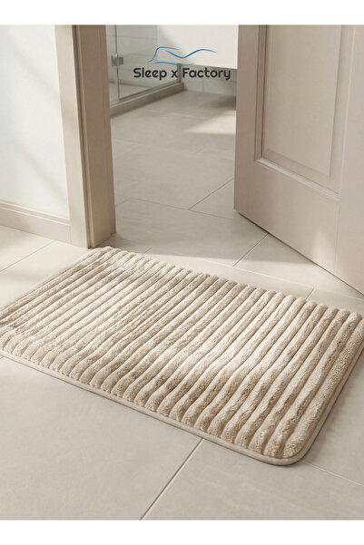 Sleep x Factory Memory Foam Bath Mat 46×70 cm – Ultra Soft Absorbent Bathroom...