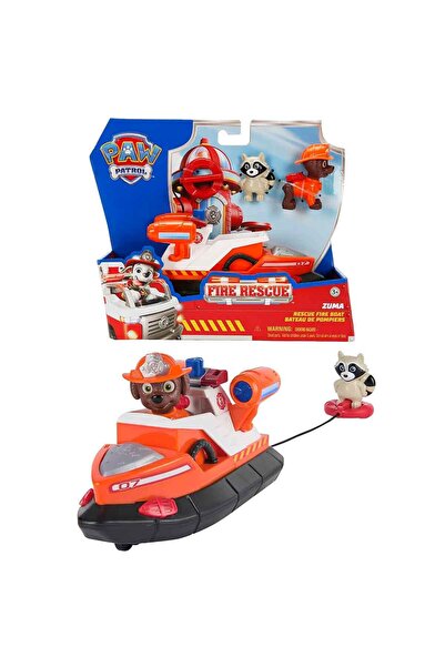 PAW PATROL Fire Rescue Figür ve Kurtarma Aracı - Zuma